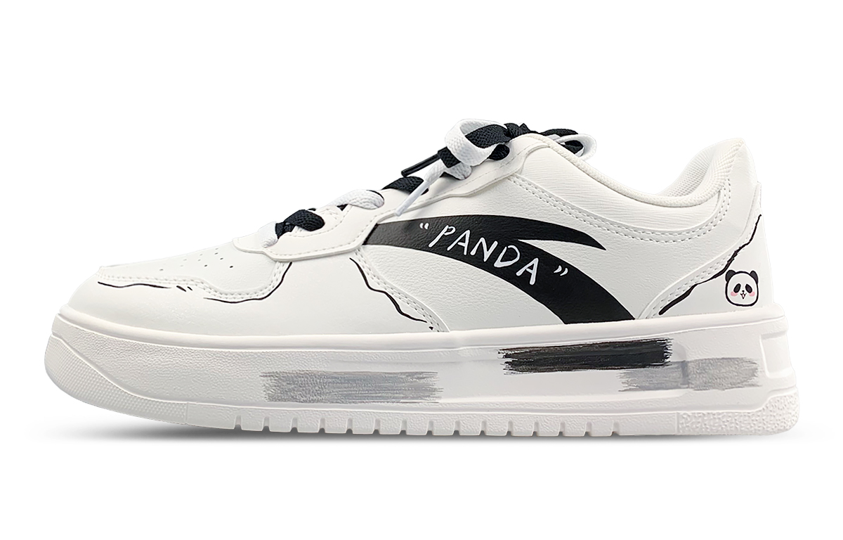 ANTA Низкие износостойкие амортизирующие кроссовки для скейтбординга, мужские, черно-белые
ANTA Низкие износостойкие амортизирующие кроссовки для скейтбординга, мужские, черно-белые