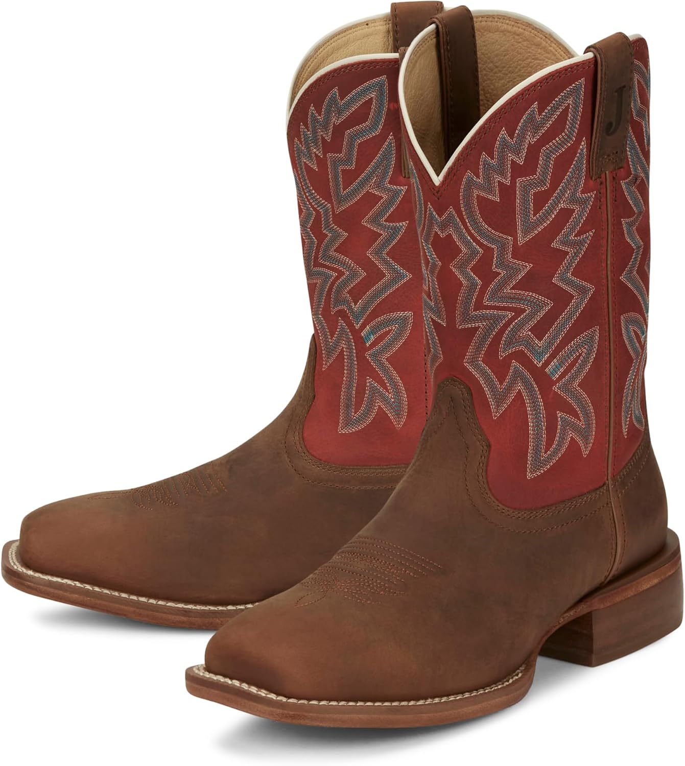 Мужские ковбойские сапоги Justin Jackpot 11 - коллекция Frontier - мужские кожаные сапоги с квадратным носком, удобной стелькой и кожаной подошвой на каблуке, Pecan
Мужские ковбойские сапоги Justin Jackpot 11 - коллекция Frontier - мужские кожаные сапоги с квадратным носком, удобной стелькой и кожаной подошвой на каблуке, Pecan