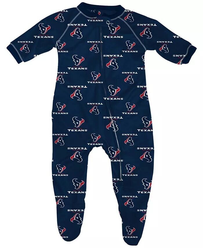 Комбинезон с молнией и реглан для младенцев Houston Texans - темно-синий Outerstuff, синий
Комбинезон с молнией и реглан для младенцев Houston Texans - темно-синий Outerstuff, синий