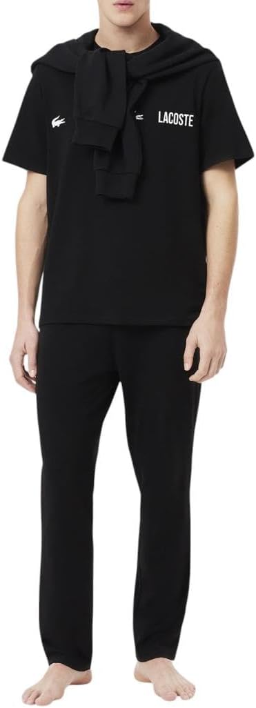Мужские пижамные брюки Lacoste Straight Fit с поясом Croc, Black
Мужские пижамные брюки Lacoste Straight Fit с поясом Croc, Black