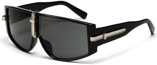 Модные очки 2027 года для женщин, солнцезащитные очки в стиле панк для мужчин, винтажные очки, большие оправы, цветные линзы, защита от УФ-излучения UV400 MTZJH, Black Grey
Модные очки 2027 года для женщин, солнцезащитные очки в стиле панк для мужчин, винтажные очки, большие оправы, цветные линзы, защита от УФ-излучения UV400 MTZJH, Black Grey