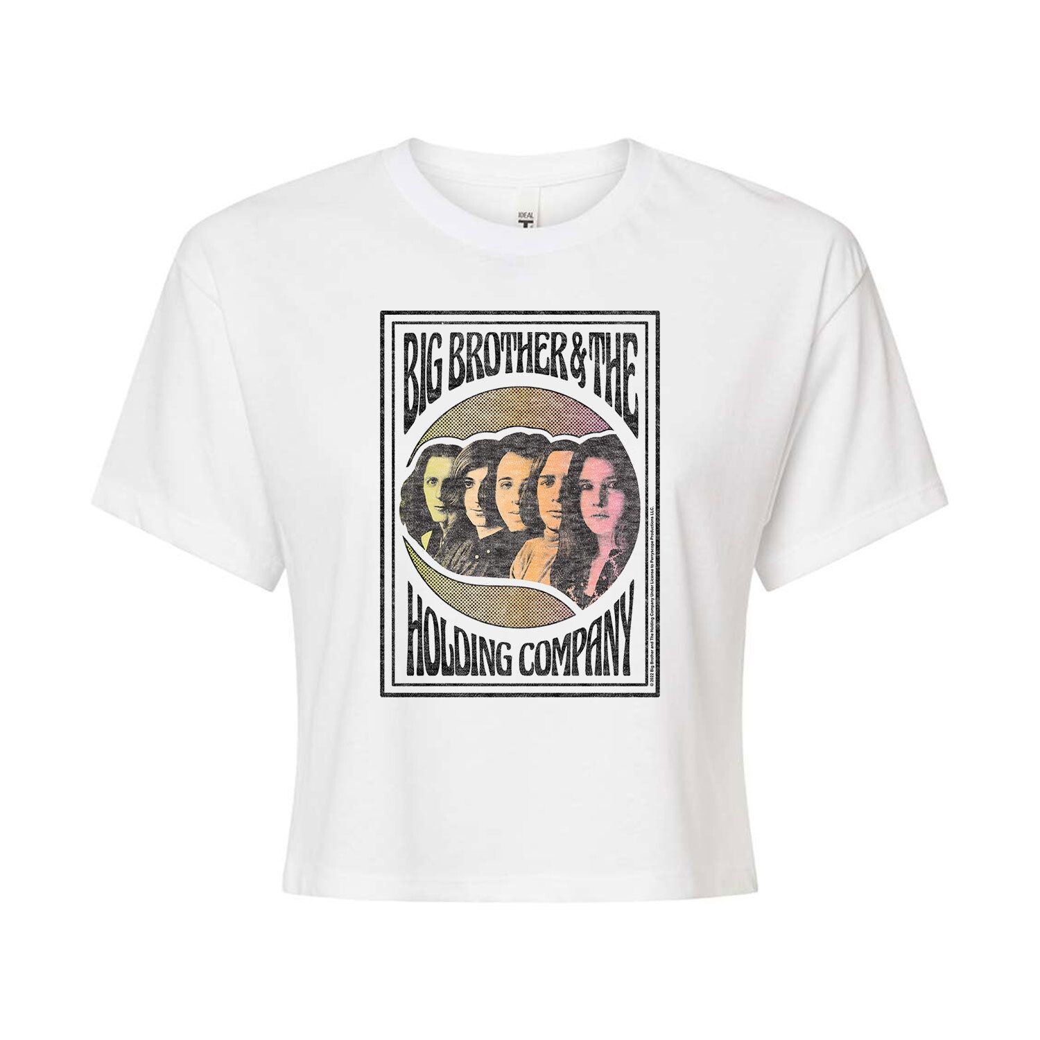 Укороченная футболка с рисунком Big Brother & Holding Company для юниоров Licensed Character, белый
Укороченная футболка с рисунком Big Brother & Holding Company для юниоров Licensed Character, белый