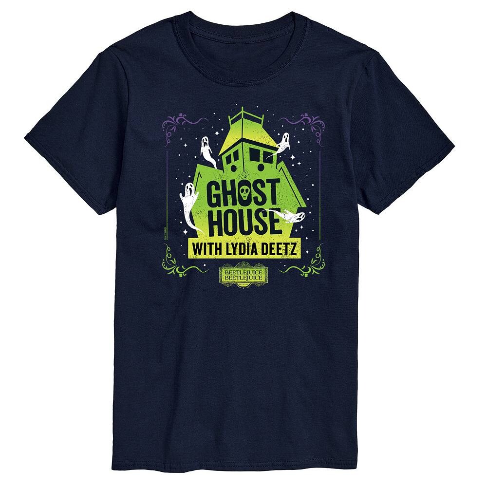 Мужская футболка Beetlejuice 2 Ghost House с рисунком Лидии Licensed Character, темно-синий
Мужская футболка Beetlejuice 2 Ghost House с рисунком Лидии Licensed Character, темно-синий