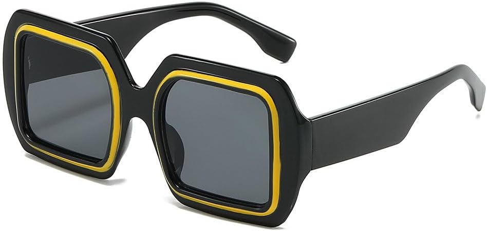 Модные солнцезащитные очки для женщин, роскошные, винтажные, классические, для активного отдыха и путешествий, защита от ультрафиолета UV400 TKKTLLT, Black Yellow Gray
Модные солнцезащитные очки для женщин, роскошные, винтажные, классические, для активного отдыха и путешествий, защита от ультрафиолета UV400 TKKTLLT, Black Yellow Gray