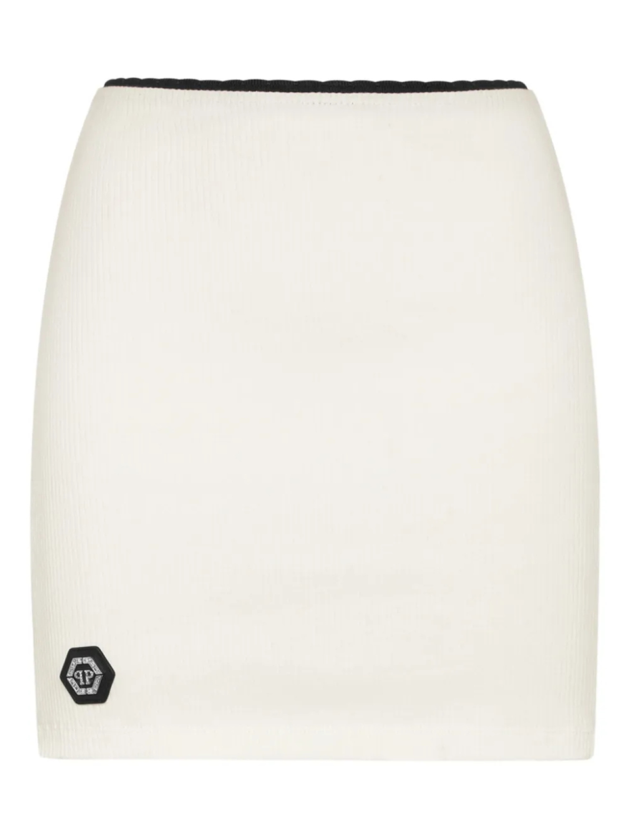 Юбка из хлопка в рубчик Philipp Plein, белый
Юбка из хлопка в рубчик Philipp Plein, белый