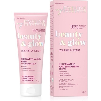 Beauty & Glow Осветляющий разглаживающий крем 75 мл, Eveline Cosmetics
Beauty & Glow Осветляющий разглаживающий крем 75 мл, Eveline Cosmetics