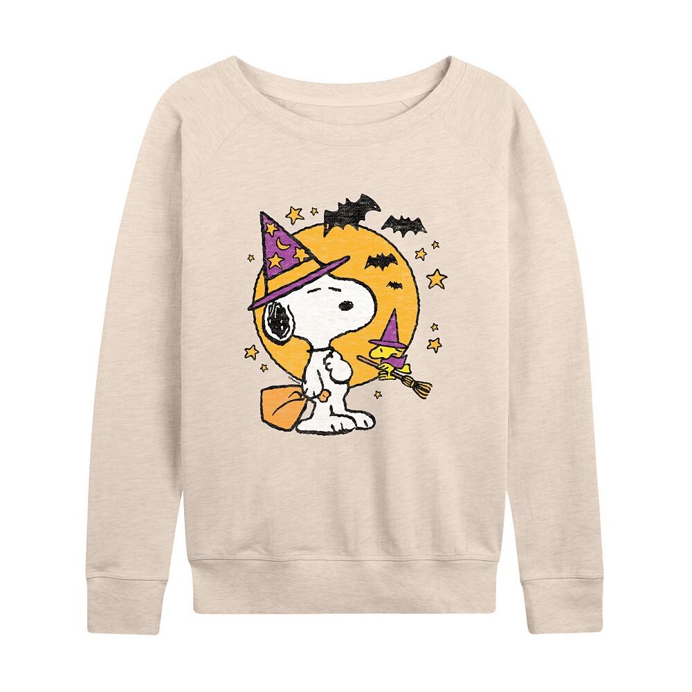 Женский легкий свитшот из френч терри Peanuts Snoopy & Woodstock Witchcraft Licensed Character, бежевый
Женский легкий свитшот из френч терри Peanuts Snoopy & Woodstock Witchcraft Licensed Character, бежевый
