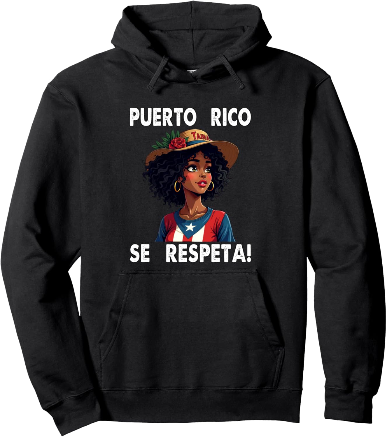Толстовка с флагом Пуэрто-Рико Se Respeta Taina в стиле афро-Борикуа Puerto Rico Se Respeta Collection, More Here, черный
Толстовка с флагом Пуэрто-Рико Se Respeta Taina в стиле афро-Борикуа Puerto Rico Se Respeta Collection, More Here, черный