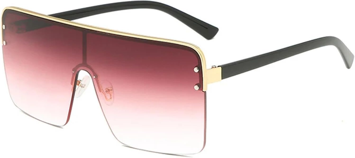 Модные солнцезащитные очки большого размера для женщин и мужчин, трендовые, роскошные, цельные, для летнего пляжного отдыха, солнцезащитные очки UV400 TKKTLLT, Black Purple
Модные солнцезащитные очки большого размера для женщин и мужчин, трендовые, роскошные, цельные, для летнего пляжного отдыха, солнцезащитные очки UV400 TKKTLLT, Black Purple