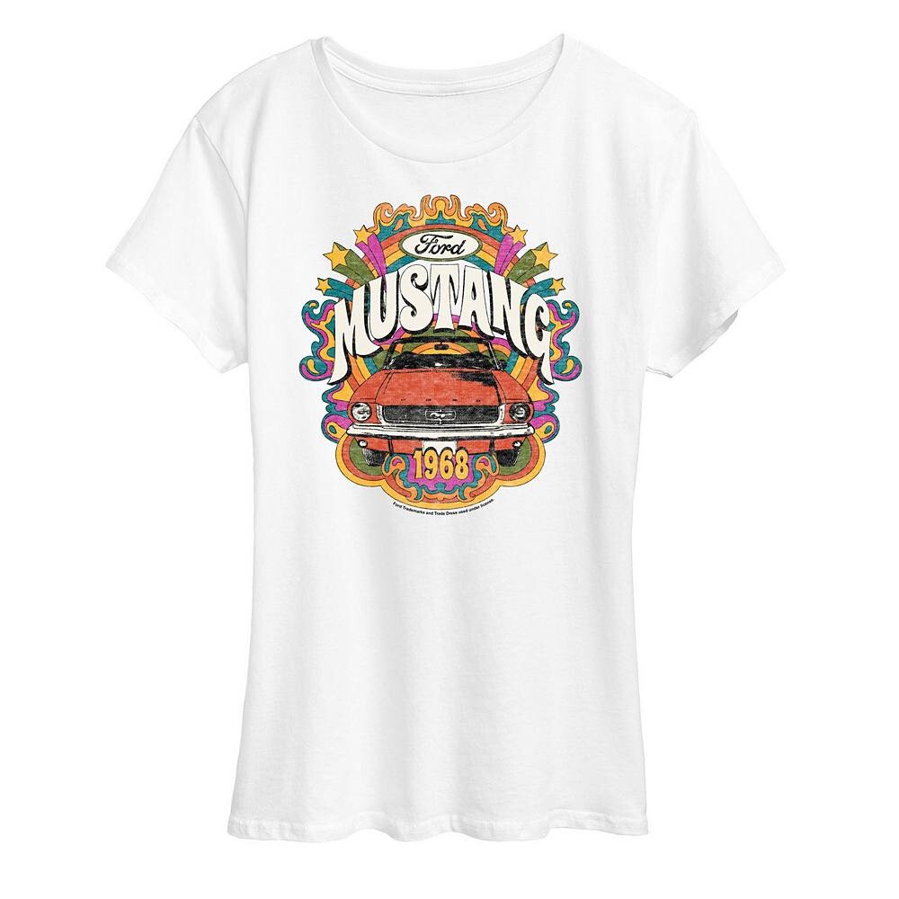 Женская футболка Ford Mustang 1968 года с графическим рисунком Licensed Character, белый
Женская футболка Ford Mustang 1968 года с графическим рисунком Licensed Character, белый