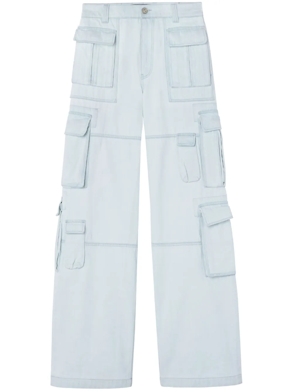 Широкие джинсы карго VERSACE, синий
Широкие джинсы карго VERSACE, синий