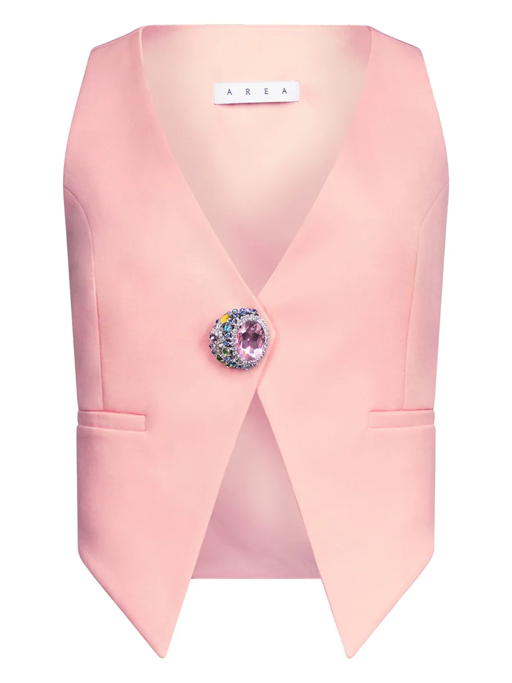 Жилет с кристаллами AREA, розовый
Жилет с кристаллами AREA, розовый