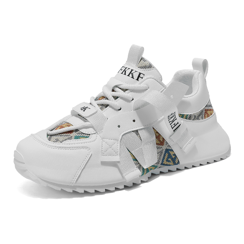 Нескользящие износостойкие низкие повседневные туфли для мужчин BAKE, White
Нескользящие износостойкие низкие повседневные туфли для мужчин BAKE, White