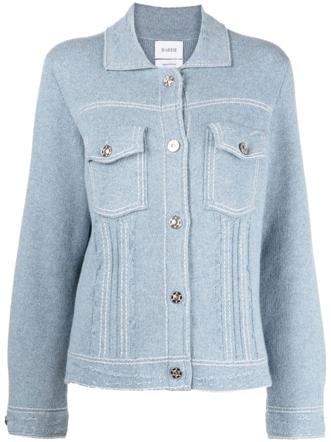 Barrie куртка с контрастной строчкой, синий
Barrie куртка с контрастной строчкой, синий