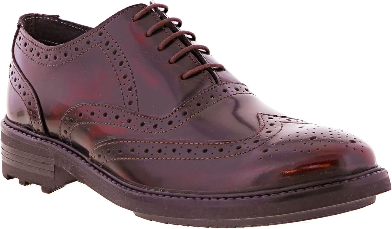 Мужские оксфорды Roamers с 5 отверстиями и броуговой отделкой из кожи
Мужские оксфорды Roamers с 5 отверстиями и броуговой отделкой из кожи