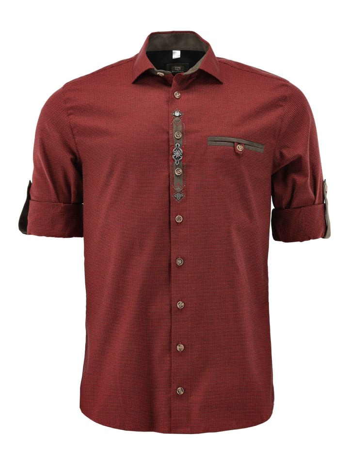 Традиционная рубашка Авобу ярко-красного цвета OS-Trachten
Традиционная рубашка Авобу ярко-красного цвета OS-Trachten