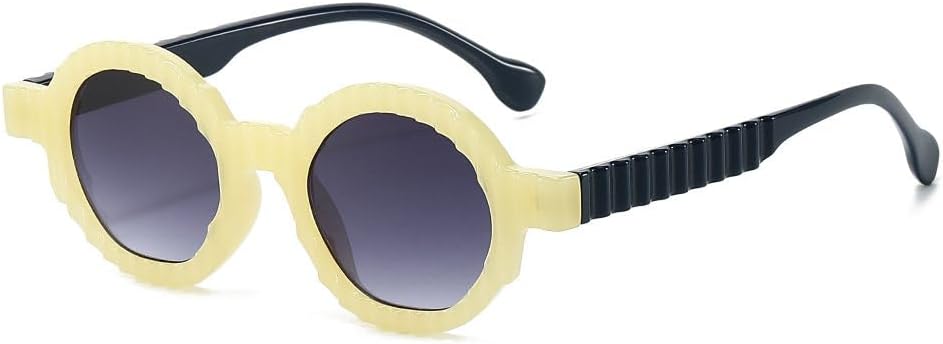 Модные круглые солнцезащитные очки для женщин с двойным оранжевым градиентом, защита от УФ-излучения UV400, трендовые солнцезащитные очки для мужчин WNCKSQ, Beige Gray
Модные круглые солнцезащитные очки для женщин с двойным оранжевым градиентом, защита от УФ-излучения UV400, трендовые солнцезащитные очки для мужчин WNCKSQ, Beige Gray