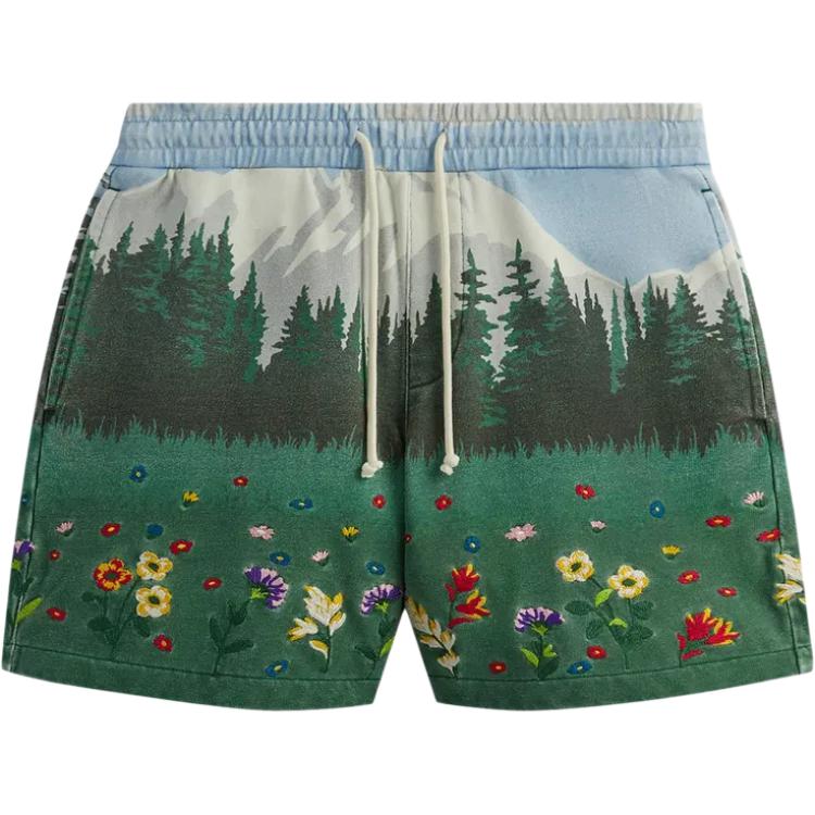 Сценические шорты Curtis из флиса KITH, зеленый
Сценические шорты Curtis из флиса KITH, зеленый