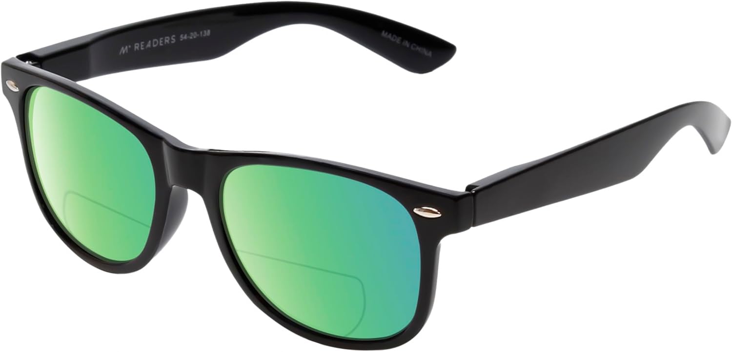 Солнцезащитные очки Calabria Melbourne Panthos с поляризованными линзами и бифокальными линзами для чтения, модные и прочные, для мужчин и женщин, Gloss Black/Polarized Green Mirror
Солнцезащитные очки Calabria Melbourne Panthos с поляризованными линзами и бифокальными линзами для чтения, модные и прочные, для мужчин и женщин, Gloss Black/Polarized Green Mirror