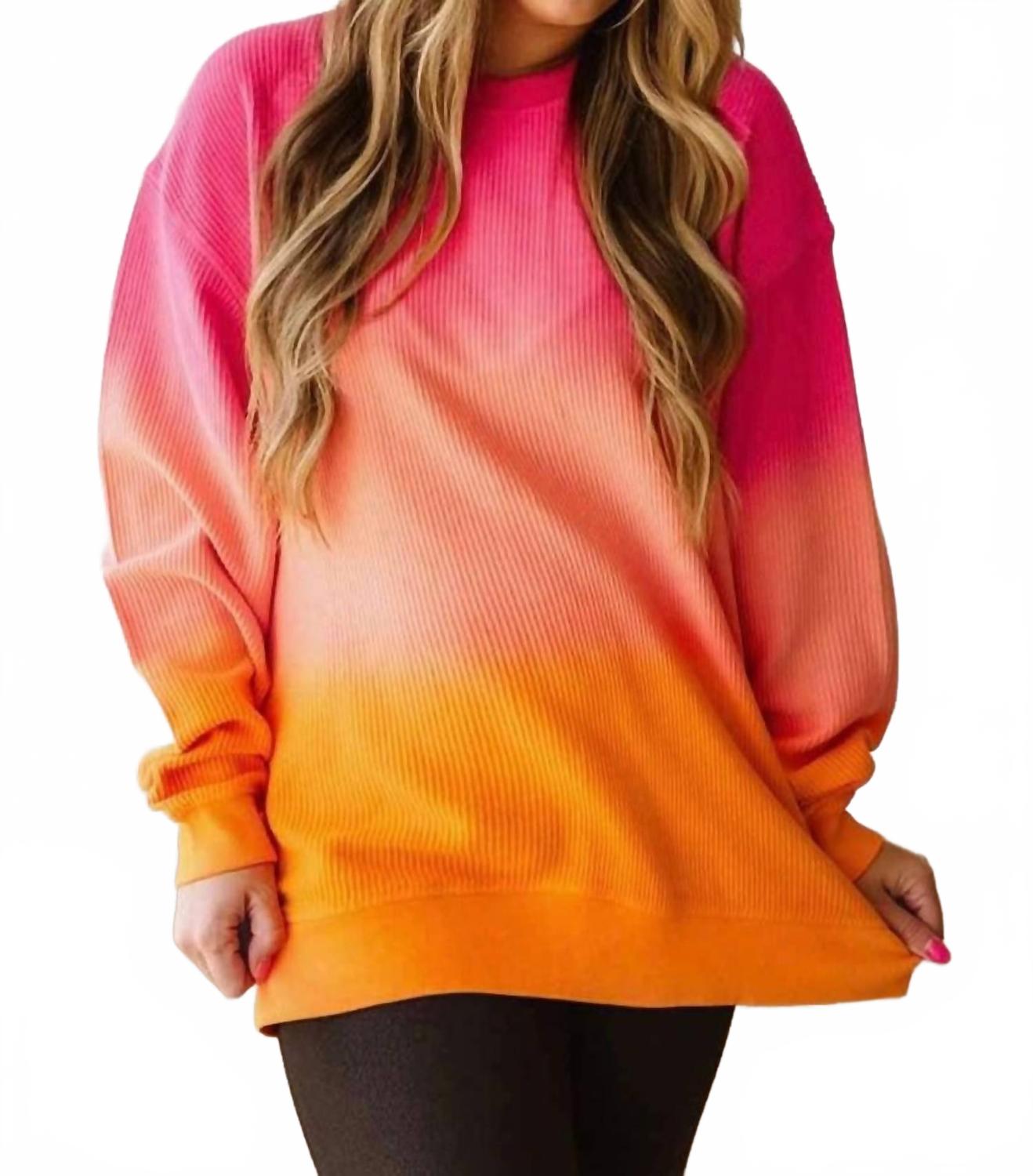 Омбре худи с резинкой от Deep Pink до Orange MOON RYDER
Омбре худи с резинкой от Deep Pink до Orange MOON RYDER