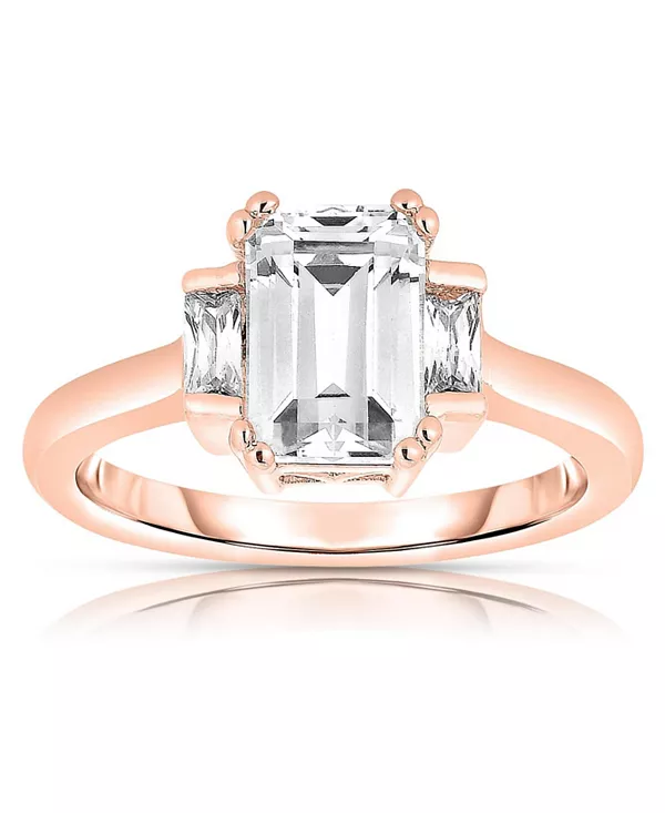 Кольцо из стерлингового серебра с кубическим цирконием огранки «ашер» Genevive, pink
Кольцо из стерлингового серебра с кубическим цирконием огранки «ашер» Genevive, pink