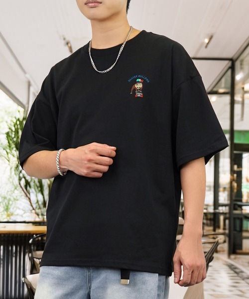 Футболка с коротким рукавом, широкая, с вышивкой логотипа, круга и сердца L'atelier, черный
Футболка с коротким рукавом, широкая, с вышивкой логотипа, круга и сердца L'atelier, черный