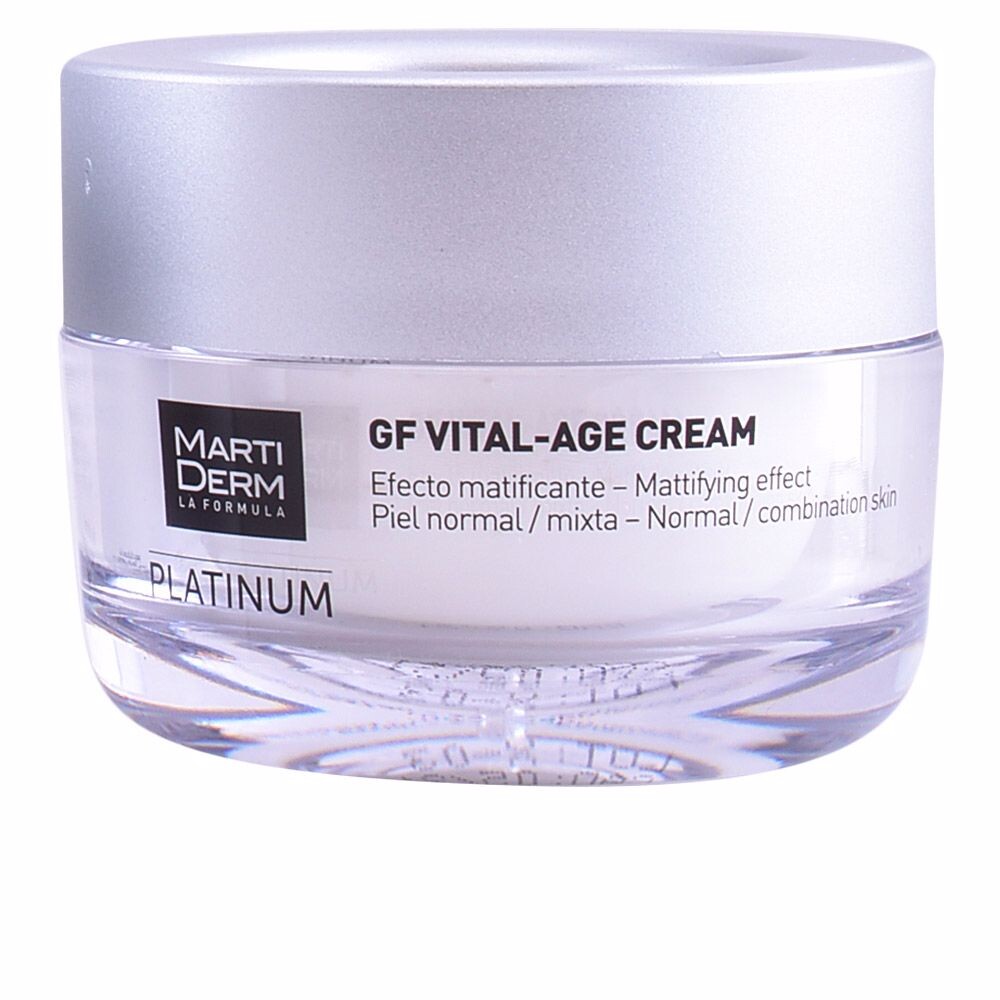 Увлажняющий крем для ухода за лицом Platinum gf vital age day cream normal/combination skin Martiderm, 50 мл
Увлажняющий крем для ухода за лицом Platinum gf vital age day cream normal/combination skin Martiderm, 50 мл