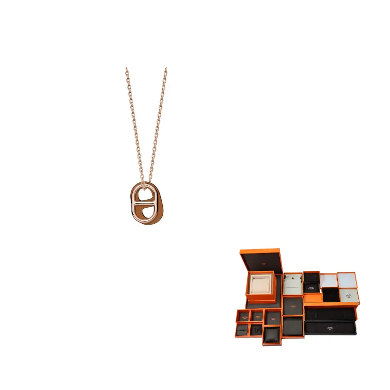 HERMES Ошейник из телячьей кожи O'Maillon для мужчин розовое золото/золотисто-коричневый
HERMES Ошейник из телячьей кожи O'Maillon для мужчин розовое золото/золотисто-коричневый