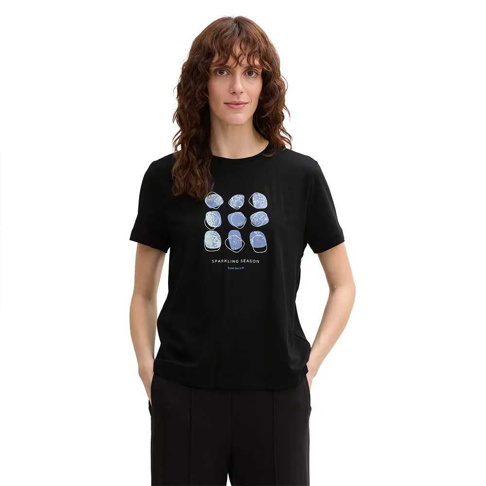 Футболка Tom Tailor 1043104 Artwork, черный 
Футболка Tom Tailor 1043104 Artwork, черный