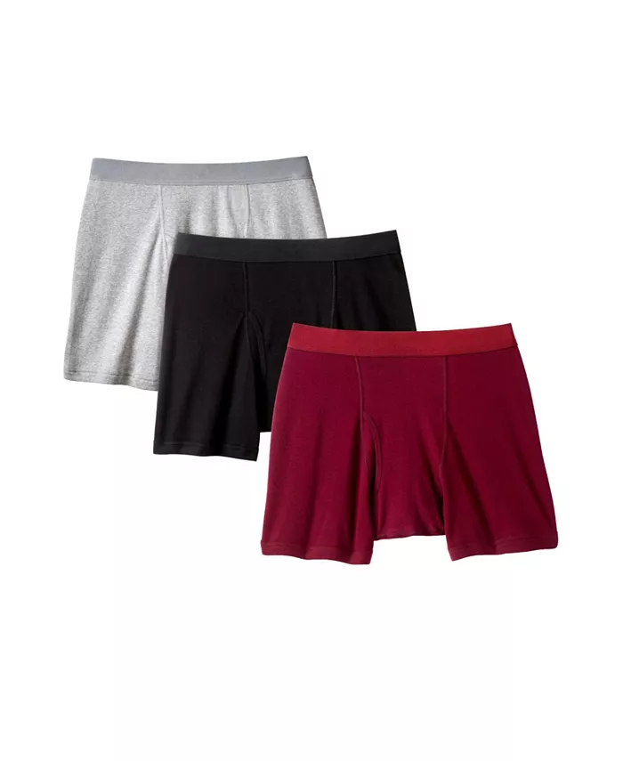 Трусы средней длины из хлопка для больших и высоких, 3 шт. в упаковке KingSize, мультиколор
Трусы средней длины из хлопка для больших и высоких, 3 шт. в упаковке KingSize, мультиколор