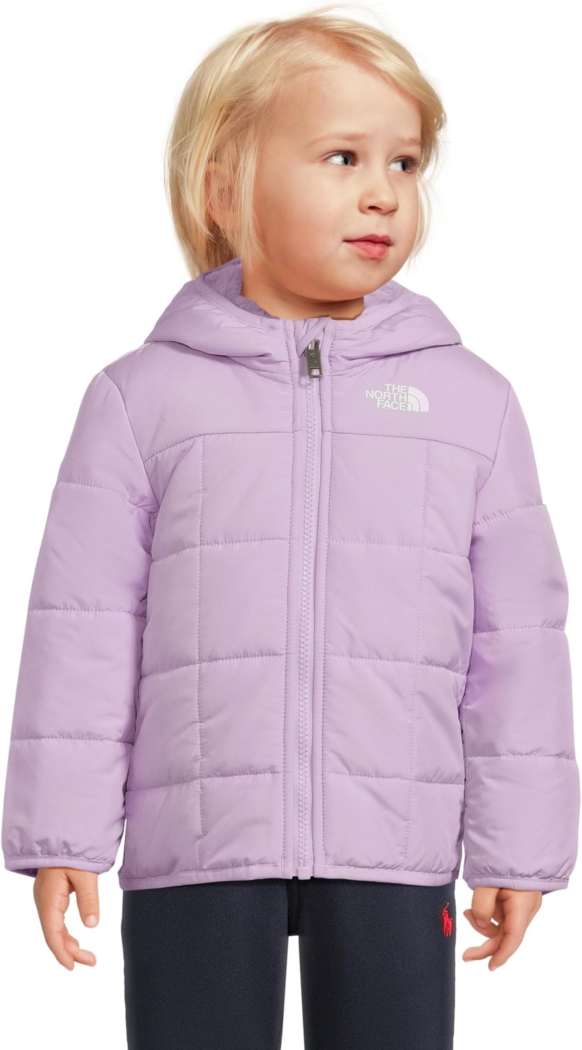 Двусторонняя куртка Shasta с капюшоном и застежкой-молнией The North Face Kids, Lite Lilac
Двусторонняя куртка Shasta с капюшоном и застежкой-молнией The North Face Kids, Lite Lilac