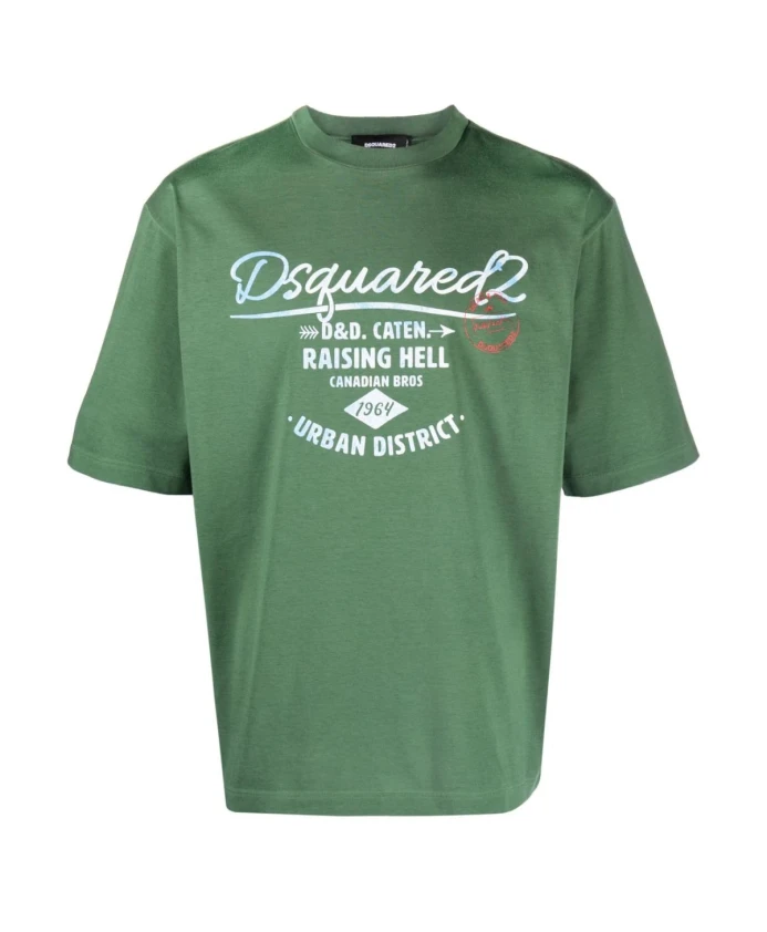 Футболка Dsquared2, зеленый
Футболка Dsquared2, зеленый