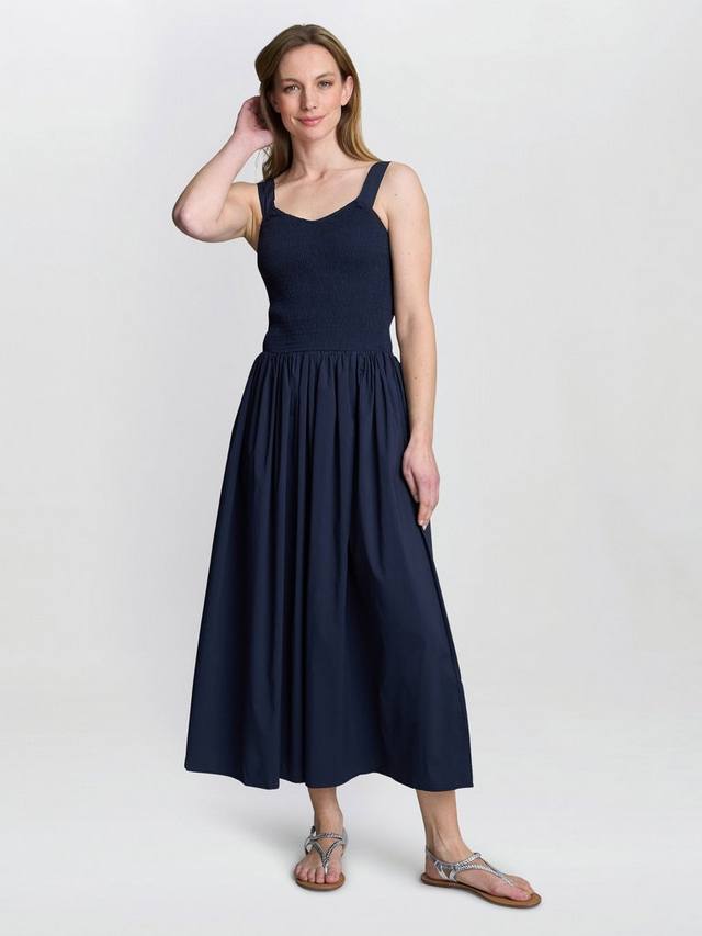 Платье с присборенным декольте sweetheart Gina Bacconi, Navy
Платье с присборенным декольте sweetheart Gina Bacconi, Navy