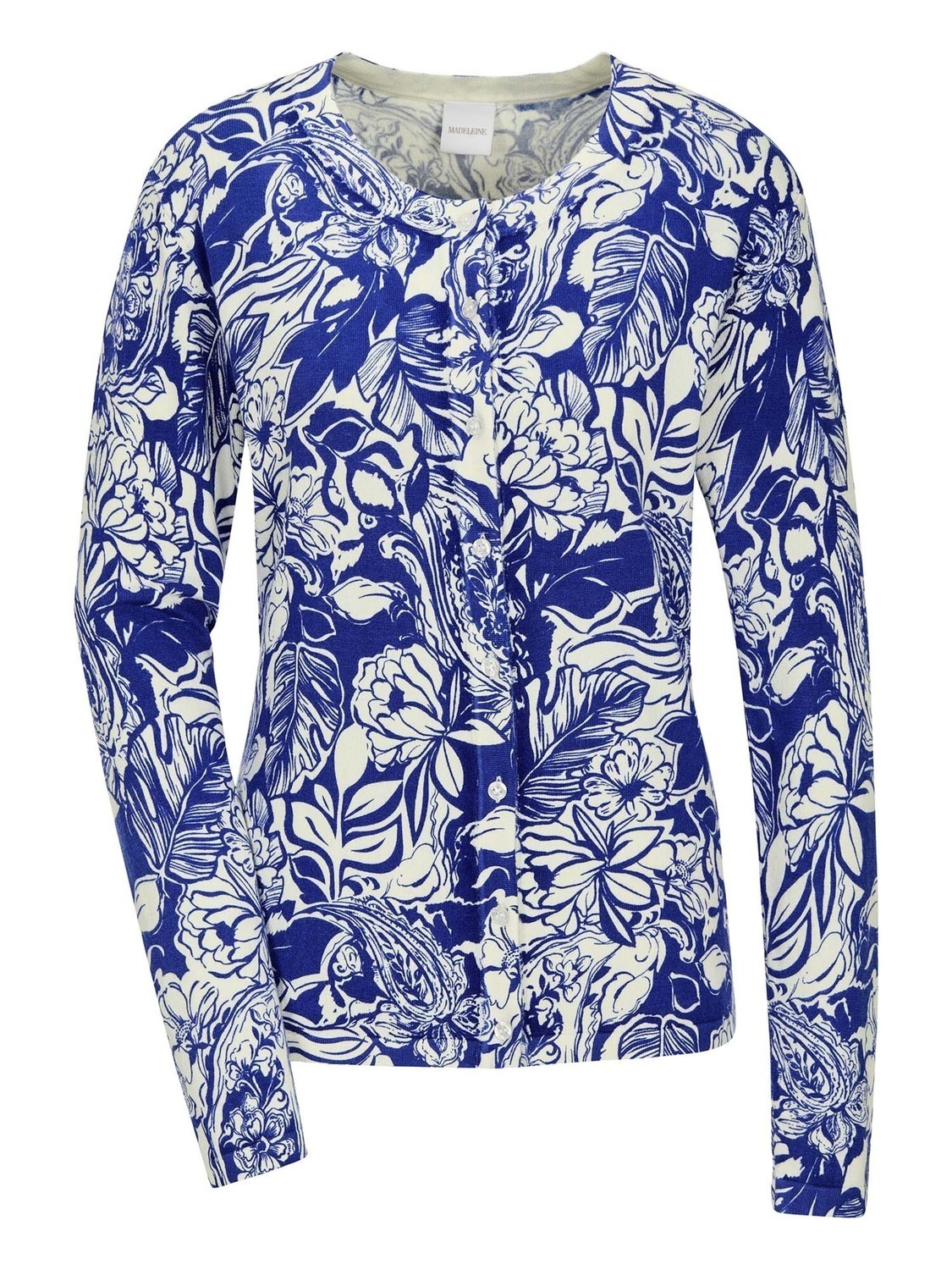 MADELEINE Вязаный кардиган в синем цвете, Wool White
MADELEINE Вязаный кардиган в синем цвете, Wool White