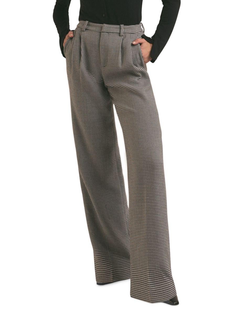 Брюки Low Favorite с узором гусиная лапка и средней посадкой, широкие Favorite Daughter, цвет Black White Houndstooth
Брюки Low Favorite с узором гусиная лапка и средней посадкой, широкие Favorite Daughter, цвет Black White Houndstooth