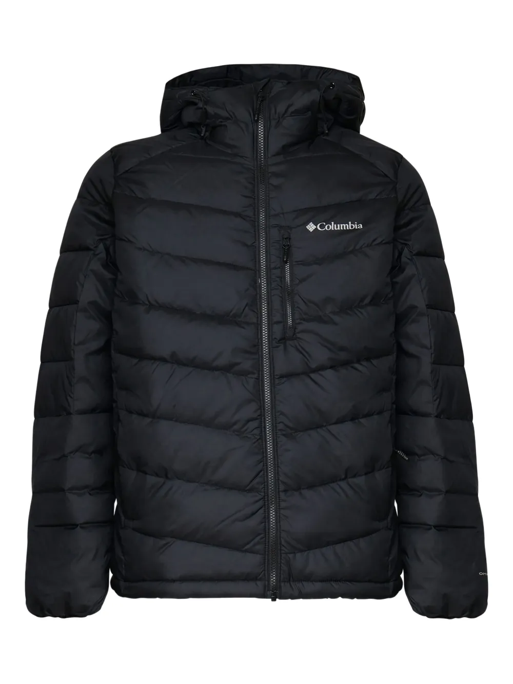 Пуховик с капюшоном и логотипом Columbia, черный
Пуховик с капюшоном и логотипом Columbia, черный