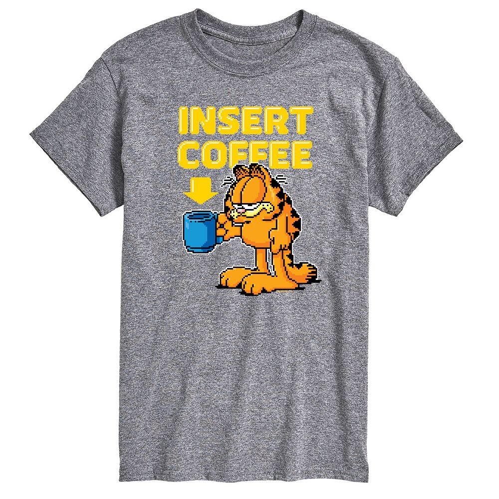 Мужская футболка с графическим рисунком Garfield Coffee Licensed Character, цвет Heather Gray
Мужская футболка с графическим рисунком Garfield Coffee Licensed Character, цвет Heather Gray