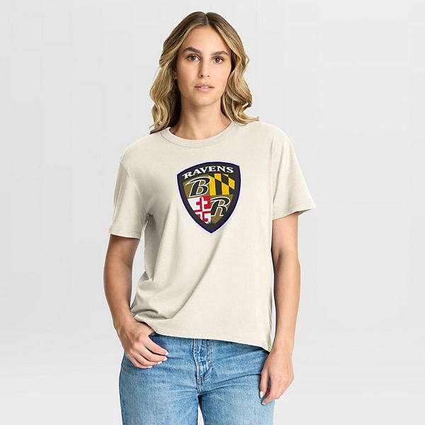 Женская футболка cream Baltimore Ravens Dove Legacy Fanatics
Женская футболка cream Baltimore Ravens Dove Legacy Fanatics