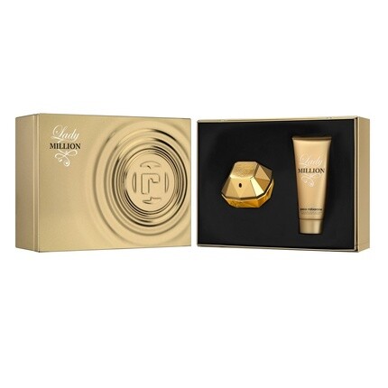 Paco Rabanne Lady Million Set for Women Eau de Parfum Spray 80ml and Body Lotion 100ml
Paco Rabanne Lady Million Set for Women Eau de Parfum Spray 80ml and Body Lotion 100ml