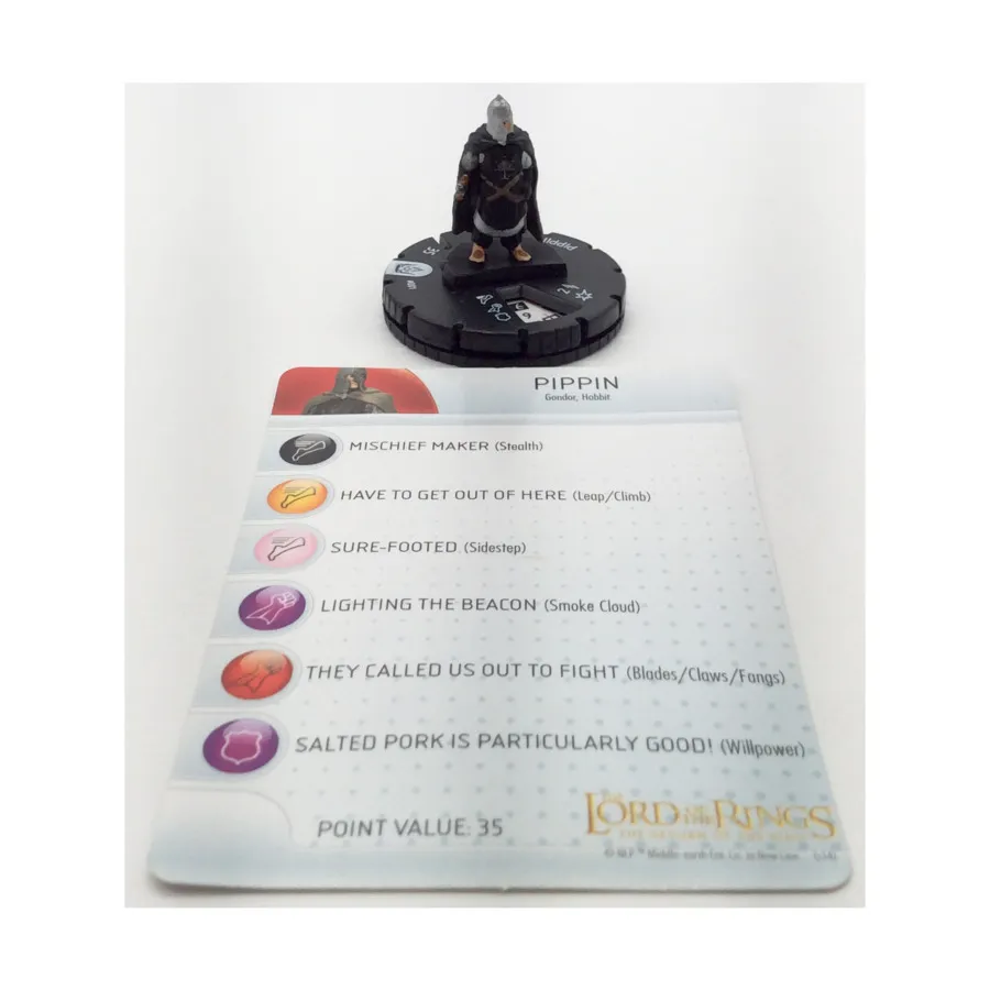 Пиппин #001 (С), Lord of the Rings - Heroclix - Return of the King
Пиппин #001 (С), Lord of the Rings - Heroclix - Return of the King