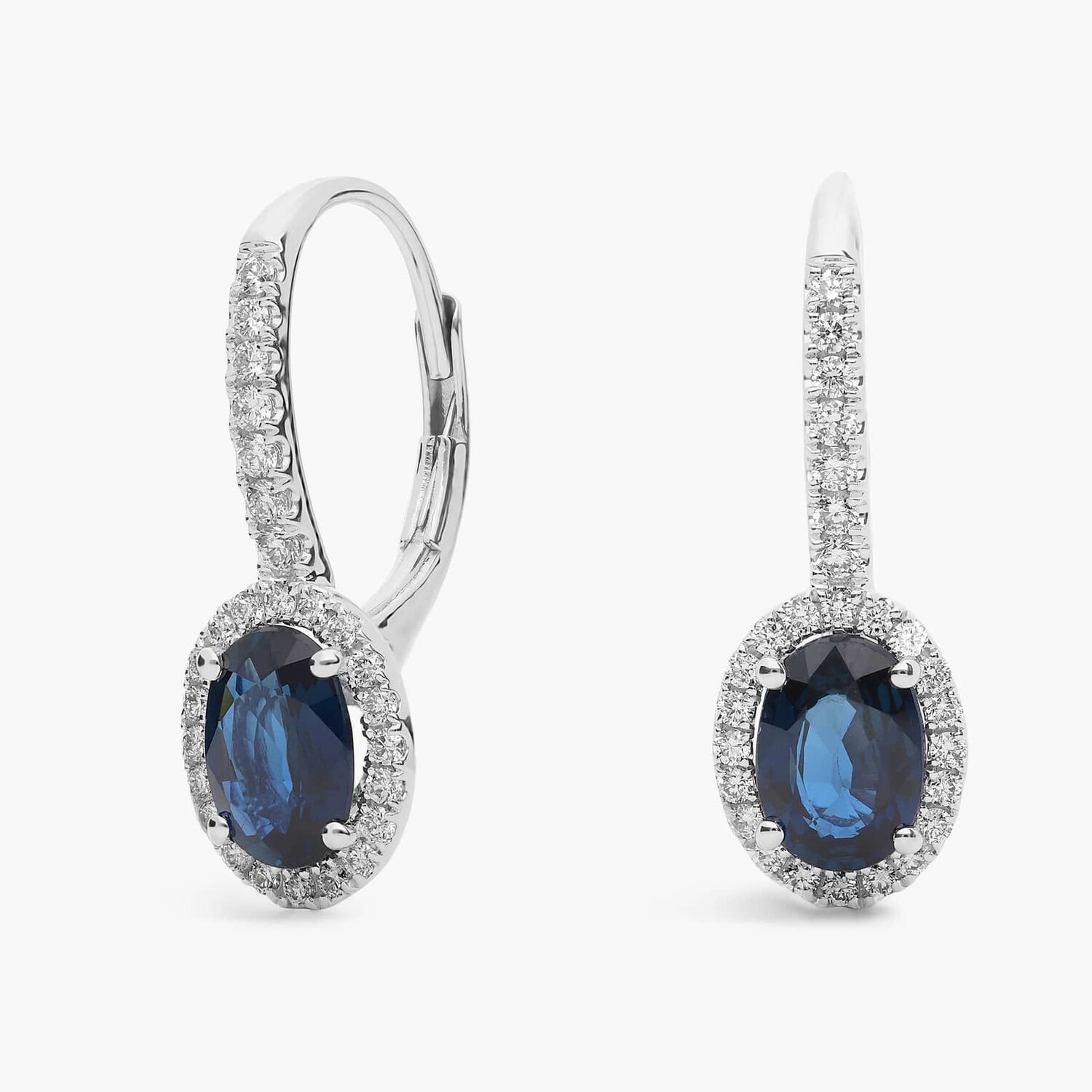 Серьги-подвески Halo с сапфирами и микропаве из белого золота 14 карат (7x5 мм) Blue Nile
Серьги-подвески Halo с сапфирами и микропаве из белого золота 14 карат (7x5 мм) Blue Nile