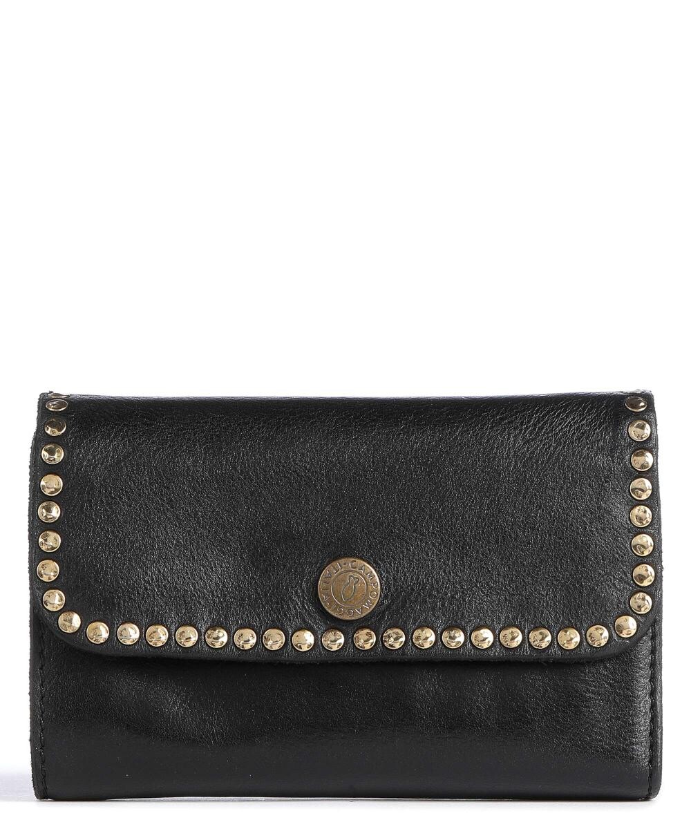 Кошелек из зернистой яловой кожи Campomaggi, черный
Кошелек из зернистой яловой кожи Campomaggi, черный