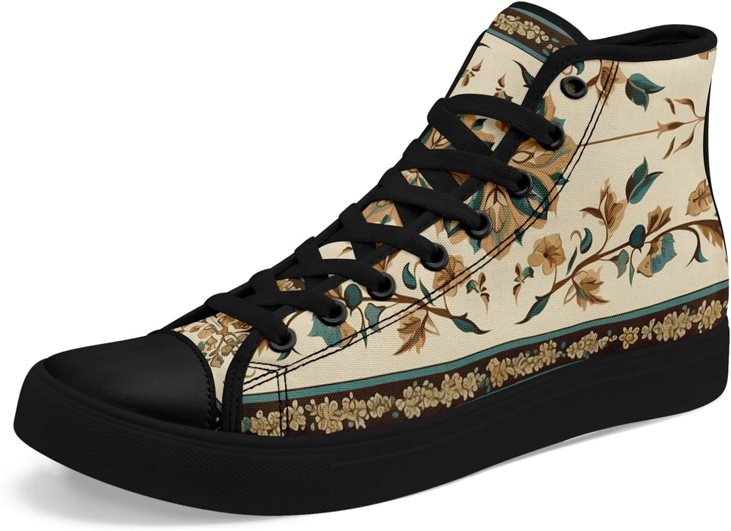 Высокие кеды с цветочным рисунком для мужчин и женщин - стильные плоские кроссовки, удобные, дышащие, повседневная мода Awsole, черный/зеленый/бежевый
Высокие кеды с цветочным рисунком для мужчин и женщин - стильные плоские кроссовки, удобные, дышащие, повседневная мода Awsole, черный/зеленый/бежевый