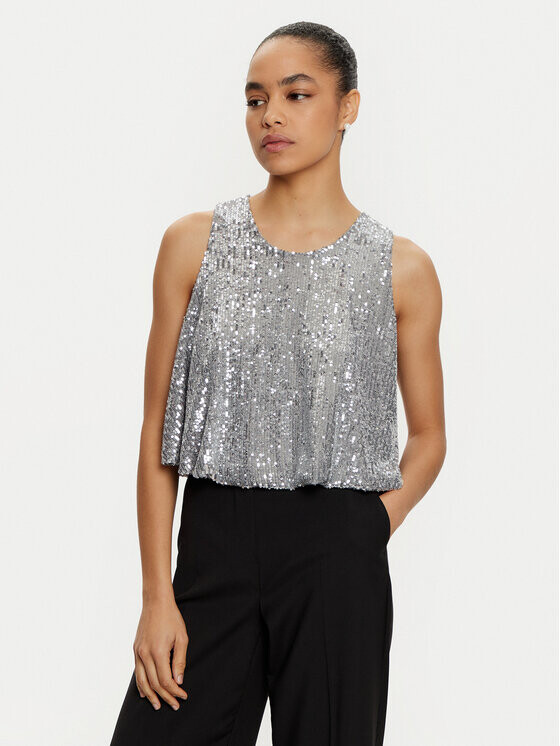 Блуза стандартного кроя Vicolo, серебряный
Блуза стандартного кроя Vicolo, серебряный