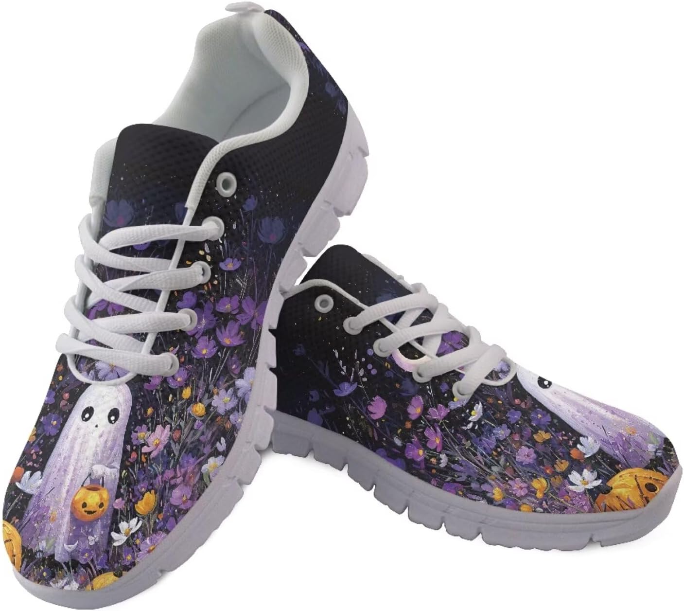 Кроссовки Forchrinse для женщин и мужчин, повседневные, с шнуровкой, для бега, дышащие, легкие теннисные обувь, Halloween Ghost
Кроссовки Forchrinse для женщин и мужчин, повседневные, с шнуровкой, для бега, дышащие, легкие теннисные обувь, Halloween Ghost
