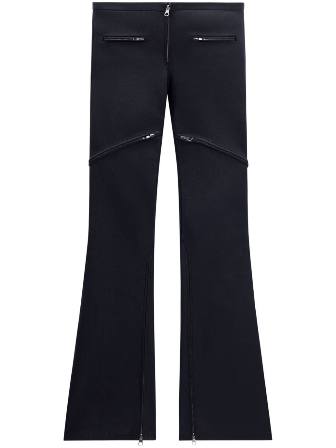 Кожаные брюки Ellipse с заниженной талией Courrèges, черный
Кожаные брюки Ellipse с заниженной талией Courrèges, черный