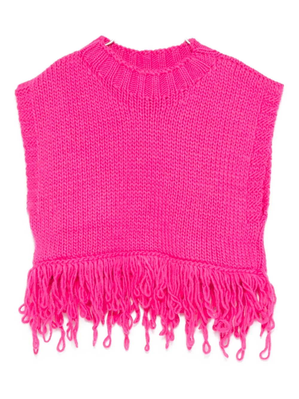 Вязаный топ с бахромой Il Gufo, розовый
Вязаный топ с бахромой Il Gufo, розовый
