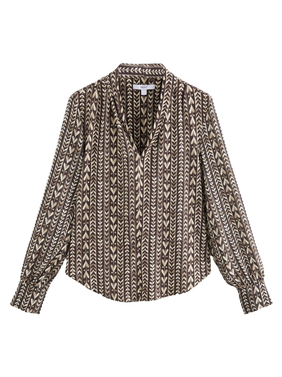 Блузка Next, коричневый
Блузка Next, коричневый