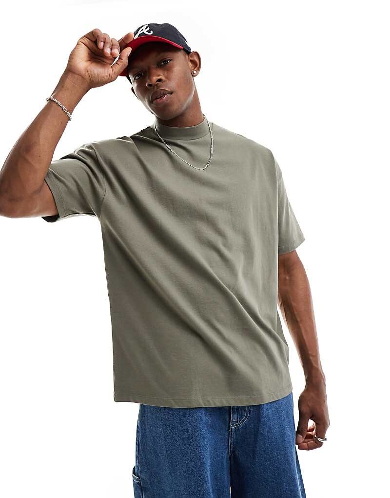 ASOS DESIGN – Essential – плотная футболка oversize с высоким воротником цвета хаки
ASOS DESIGN – Essential – плотная футболка oversize с высоким воротником цвета хаки