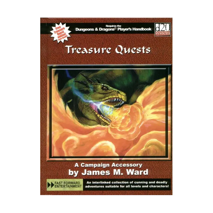 Treasure Quests, d20 Sourcebooks (Fast Forward), твердый переплет 
Treasure Quests, d20 Sourcebooks (Fast Forward), твердый переплет